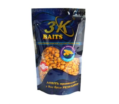 Прикормка 3K Baits кукуруза слад.(натурал)400g