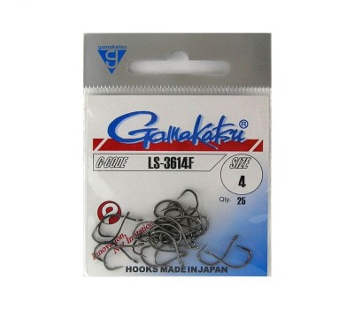 Гачок Gamakatsu LS-3614F N/L black №4(10)