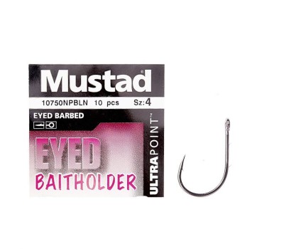 Гачок Mustad Baitholder 10750BLN №04(10)