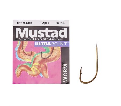 Крючок Mustad Baitholder 5933BR №04(10)