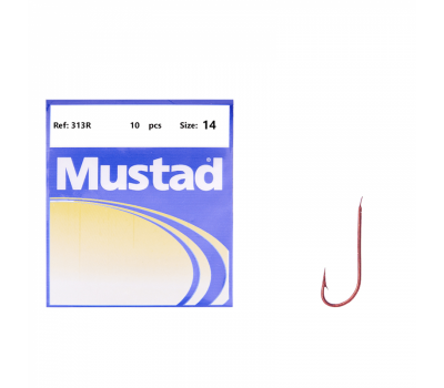 Гачок Mustad Bloodworm 313R №14(10)