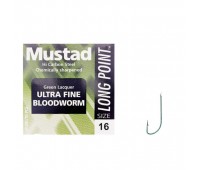 Гачок Mustad Bloodworm 60015GR/LP240 №16(10)