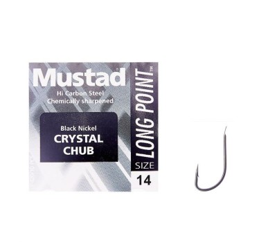 Крючок Mustad Crystal Chub LP420/10515BLN №14(10)