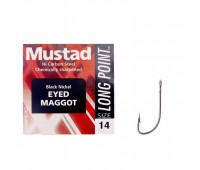 Крючок Mustad Eyed Maggot 90338BLN/LP260