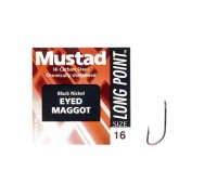 Крючок Mustad Eyed Maggot 90338BLN/LP260 №16(10)