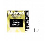 Гачок Mustad Match Maggot 90339BLN/LP100 №14(10)