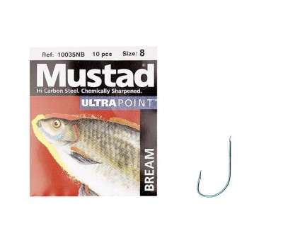 Крючок Mustad Roach/Bream 10035NB №08(10)