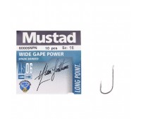 Гачок Mustad Wide Gape Power 60005N/LP200