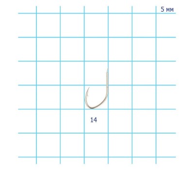 Крючок Gamakatsu G-1 Competition G1-102 №14(15)