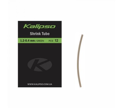 Трубка Kalipso Shrink tube 1.2-0.4mm(12)green