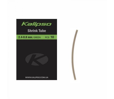 Трубка Kalipso Shrink tube 2.4-0.8mm(10)green