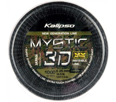 Волосінь Kalipso Mystic 3D Amber 1000m
