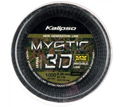 Леска Kalipso Mystic 3D Amber 1000m 0.28mm