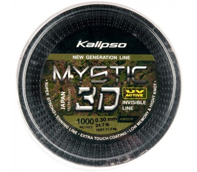 Волосінь Kalipso Mystic 3D 1000m 0.30mm