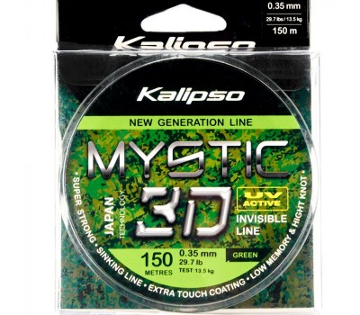 Волосінь Kalipso Mystic 3D Green 150m 0.35mm