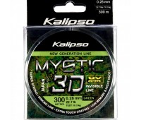 Волосінь Kalipso Mystic 3D Green 300m 0.28mm