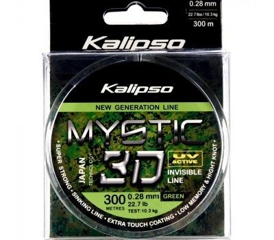 Леска Kalipso Mystic 3D Green 300m 0.28mm