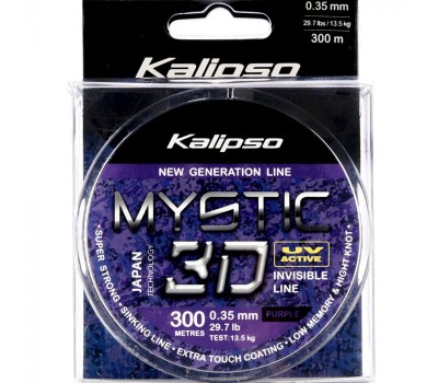 Волосінь Kalipso Mystic 3D Purple 300m 0.35mm