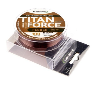 Леска Kalipso Titan Force Feeder BR 100m 0.33mm