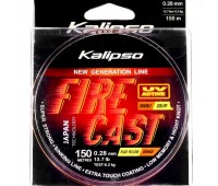 Леска Kalipso Fire Cast FYO 150m 0.28mm double color