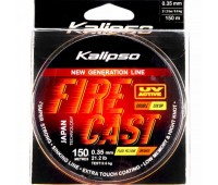 Леска Kalipso Fire Cast FYO 150m 0.35mm double color