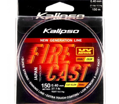 Волосінь Kalipso Fire Cast FYO 150m 0.40mm double color