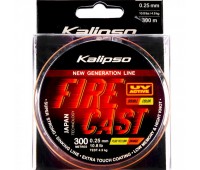 Леска Kalipso Fire Cast FYO 300m 0.25mm double color