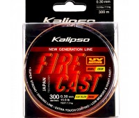 Леска Kalipso Fire Cast FYO 300m 0.30mm double color