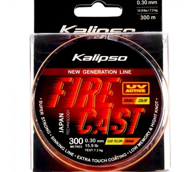 Волосінь Kalipso Fire Cast FYO 300m 0.30mm double color