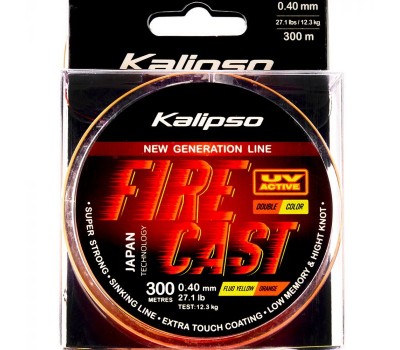 Волосінь Kalipso Fire Cast FYO 300m 0.40mm double color