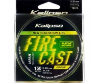Волосінь Kalipso Fire Cast FY 150m 0.35mm