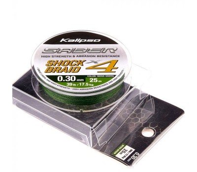 Шнур Kalipso Saber Shock Braid X4 MG 25m 0.30mm