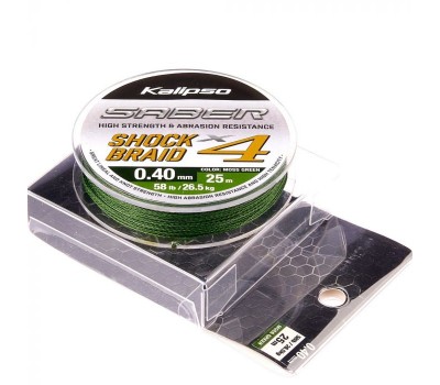 Шнур Kalipso Saber Shock Braid X4 MG 25m 0.40mm