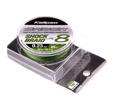 Шнур Kalipso Saber Shock Braid X8 MG 25m 0.23mm