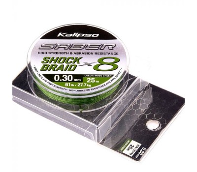 Шнур Kalipso Saber Shock Braid X8 MG 25m 0.30mm