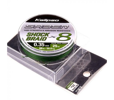 Шнур Kalipso Saber Shock Braid X8 MG 25m 0.35mm