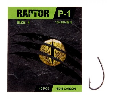 Крючок Kalipso Raptor-P-1 104804BN №4(10)