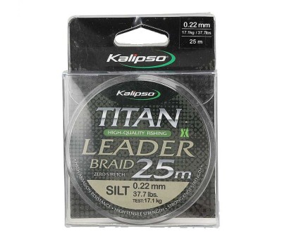 Шнур Kalipso Titan Leader Braid Silt 25m