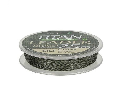 Шнур Kalipso Titan Leader Braid Silt 25m 0.12mm