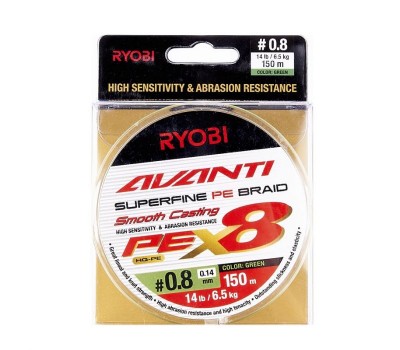 Шнур Ryobi Avanti X8 GR 150m PE0.8