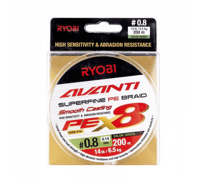 Шнур Ryobi Avanti X8 GR 200m PE0.8