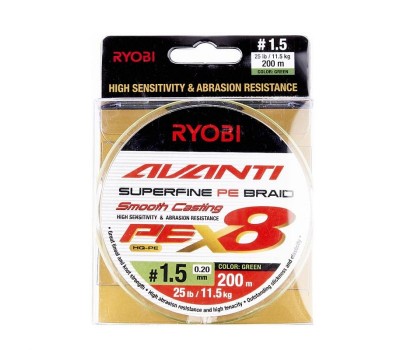 Шнур Ryobi Avanti X8 GR 200m PE1.5