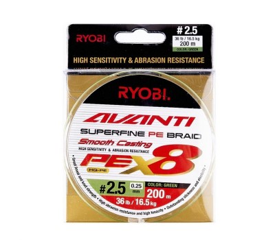 Шнур Ryobi Avanti X8 GR 200m PE2.5