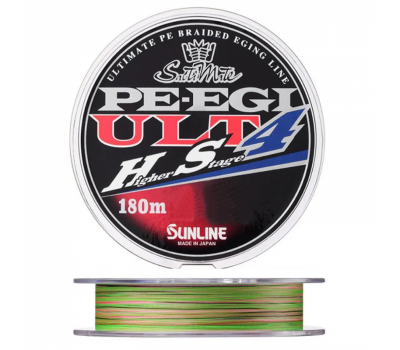 Шнур Sunline PE-Egi ULT HS 180m №0.6 4.5kg