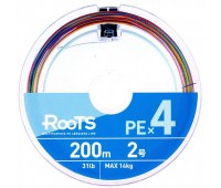Шнур Gosen Roots X4 200m multicolor