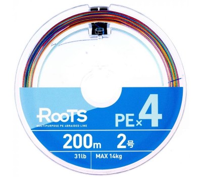 Шнур Gosen Roots X4 200m multicolor