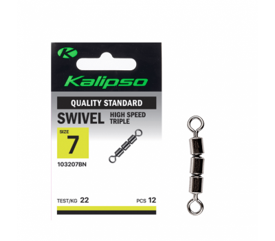 Вертлюг Kalipso Swivel high speed triple 103207BN №7(12)