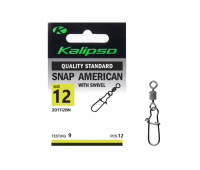 Застежка Kalipso Snap American with swivel-201112BN №12(12)