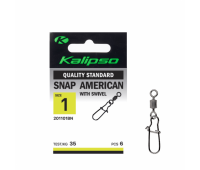 Застежка Kalipso Snap American with swivel-201101BN №1(6)