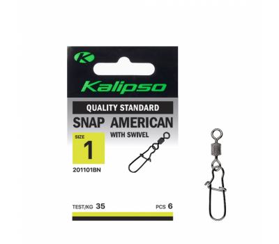 Застібка Kalipso Snap American with swivel-201101BN №1(6)